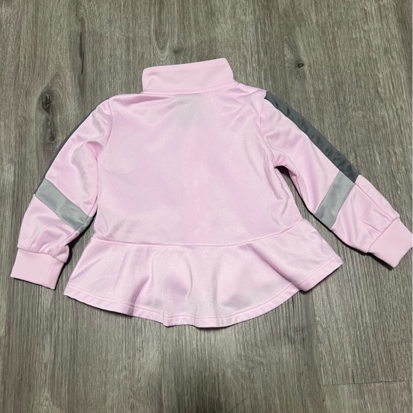 Nike Light Pink Baby Track Jacket, EUC,‎ 12 months - Picture 2 of 3